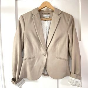 H&M Cropped Cream Blazer size4